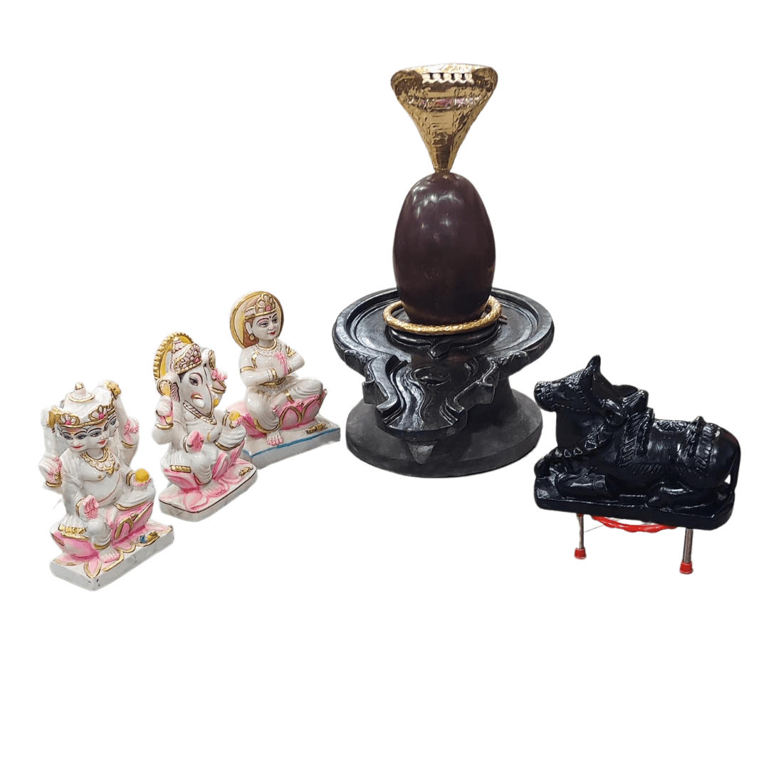 6 inch Shivling or 12 inch jaladhari